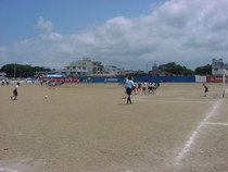 Tiro libre y primer gol